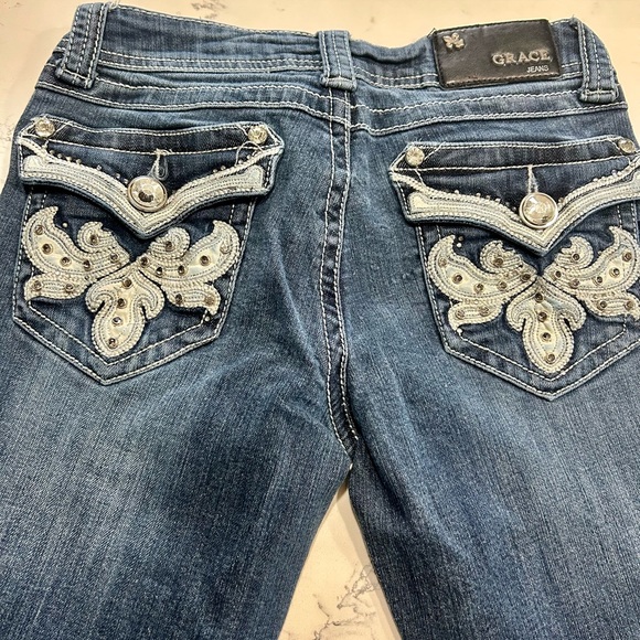 Grace in LA Bootcut Jeans, Size 5/26 - Picture 7 of 9